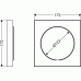 Hansgrohe AXOR Prodlužovací rozeta 172 x 172 mm, chrom 97407000