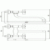 NOVASERVIS TITANIA RETRO II dřezová nebo umydlová nástěnná vanová bat.chrom 100mm 99174/T,0