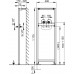 ALCAPLAST montážní rám pro baterie (stavební výška 1,2 m) A104B/1200