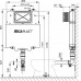 ALCAPLAST Basicmodul Slim - WC nádrž pro zazdívání A1112B