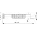 ALCAPLAST Flexi připojení 5/4" × 32/40mm kov A706
