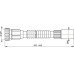 ALCAPLAST Flexi připojení 6/4" × 40mm plast A79
