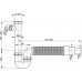 ALCAPLAST Sifon trubkový s převlečnou maticí 6/4", přípojkou a flexi hadicí A83 O50/40