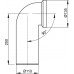 ALCAPLAST Dopojení k WC – koleno 90° A90-90