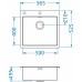 ALVEUS PURE 70 kuchyňský dřez nerez, 565 x 525 mm 1122385