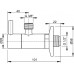 ALCAPLAST Ventil rohový s filtrem 1/2" × 3/8", kulatý ARV001