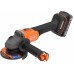 Black & Decker BCG6L8D1S Aku bezuhlíková úhlová bruska (18V/1x2,0Ah), 3x kotouč a taška