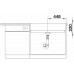 BLANCO VINTERA XL 9-UF silgranit beton-style bez excentru 526109
