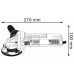 BOSCH GWS 750 Úhlová bruska 125 mm+diamantový dělící kotouč, 0615990J23