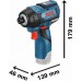 BOSCH GDR 12V-110 PROFESSIONAL Aku rázový utahovák, L-BOXX 06019E0003