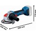 BOSCH GWX 18V-8 PROFESSIONAL Úhlová bruska s X-LOCK, L-Boxx 06019N9101