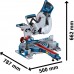 BOSCH GCM 305-254 D PROFESSIONAL Kapovací a pokosová pila 0601B49100