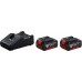 BOSCH Kombinovaná sada: GDX 180-LI + GWS 180-LI + 2× akumulátor 4,0Ah v kufříku 0615990N1U