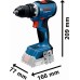 BOSCH PROFESSIONAL Sada 2 ks 18V nářadí: GSR + GDR + 2x GBA 5.0 Ah + GAL 18V-40 0615A50090