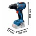 BOSCH GSR+GBH+GWS+2xGBA 5.0 Ah+GAL 18V-40 Professional sada 3ks 18V nářadí 0615A5009G