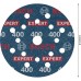 BOSCH Brusný kotouč EXPERT O780 s fólií, 125 mm, G400, 50ks 2608902415