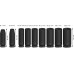 BOSCH Sada PRO Impact Socket Set, ?”, hluboké, 9 ks 2608003037