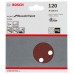BOSCH Brusný papír C430, balení 5 ks 125 mm, 120 2608605643