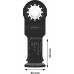 BOSCH Víceúčelový list PRO AIZ 32 APIB pro multifunkční nářadí, 32 × 50 mm 2608669066
