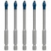 BOSCH Vrtáky do střešních tašek EXPERT HEX-9 HardCeramic, 6 mm, 5 ks 2608900599