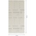 BOSCH Brusná mřížka EXPERT M480 pro vibrační brusky 115 × 230 mm, G 220, 50 ks 2608900773