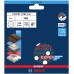 BOSCH Brusný kotouč EXPERT O780 s fólií, 125 mm, G180, 6ks 2608902403
