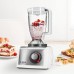 Bosch Food processor, MultiTalent 8, 1250 W, bílá, Brushed stainless steel MC812S814