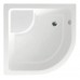 AQUALINE 80 Čtvrtkruhová vanička hluboká, akrylát C83