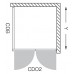 Roltechnik Sprchové dveře dvoukřídlé CDO2/850 stříbro / transparent