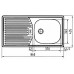 RIEBER Serie CL nerezový dřez, STD E86