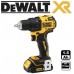 DeWALT DCD709S2T Aku příklepová vrtačka/šroubovák XR (65Nm/18V/2x1,5Ah) kufr Tstak