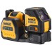 DeWALT DCE088D1G18 Aku křížový laser, zelený paprsek (18V/1x2,0Ah) kufr Tstak