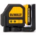 DeWALT DCE088D1R Aku křížový laser, červený paprsek XR (10,8V/2,0Ah)kufr Tstak