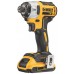 DeWALT DCF887D2 Aku rázový uťahovák 1/4" (205Nm/18V/2x2,0Ah) kufr Tstak