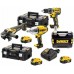 DeWALT DCKM009 aku sada náradí DCD791+DCF899+DCG406 (3x5,0Ah/18V)