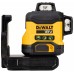 DeWALT DCLE34031N Aku zelený laser 3 x 360° zelený, XR (18V/bez aku) kufr