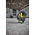 DeWALT DCLE34031N Aku zelený laser 3 x 360° zelený, XR (18V/bez aku) kufr