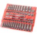 Milwaukee 4932464946 Sada ráčny 3/8 a metrických a coulových nástrčných klíčů 56 ks