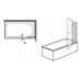 Villeroy & Boch Subway Vanová zástěna 90x150, panty vpravo, vč. VILBOclear, chrom satin