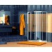 RONAL ECOR ECO-Line čtvrtkruh s dvoudílnými dveřmi, R50, 80cm, bílá/čiré sklo ECOR500800407
