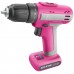 EXTOL LADY vrtací šroubovák aku, růžový, 12V Li-ion, 1500mAh 402402