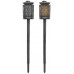 EXTOL LIGHT pochodeň LED s plamenem, solární nabíjení, 12x LED 43133