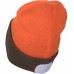 EXTOL LIGHT čepice s čelovkou 4x45lm, USB nabíjení, fluorescentní oranžová/khaki zelená, oboustranná 43460