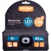 EXTOL LIGHT čepice s čelovkou 4x45lm, USB nabíjení, šedá/černá, univerzální velikost 43462
