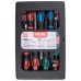 EXTOL PREMIUM šroubováky a hroty sada 47ks , 1/4" hroty a 4mm mini hroty, CrV 8819258