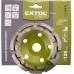 EXTOL CRAFT kotouč diamantový brusný dvouřadý, 125x22,2mm 903025