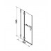 KOLO Niven křídlové dveře do niky 100 cm levé, otevírané vně Reflex FDRF10222003L