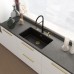 Franke FG 4768.504 MARIS STRIPES SEMI PRO Kuchyňská baterie, mat.černá/zlate 115.0747.679