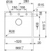 Franke Maris MRG 610-52 RTL, 560x510 mm, Fragranitový dřez, Kašmír 114.0661.389