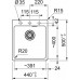 FRANKE MRG 610-39 FTL Dřez, Šedý kámen 440x500, sifon 114.0661.450